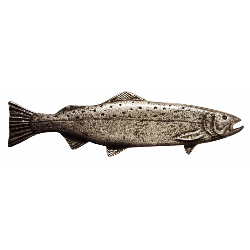 Long Trout Pull, Right, Pewter, Model 319P